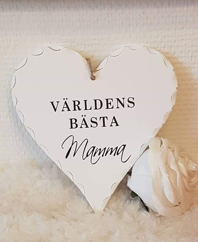 Hjärta "Världens Bästa Mamma