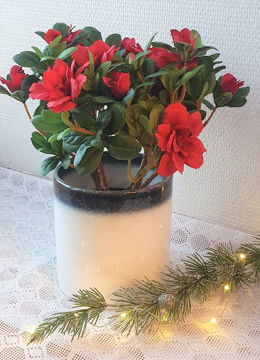 Konstgjord Azalea Röd