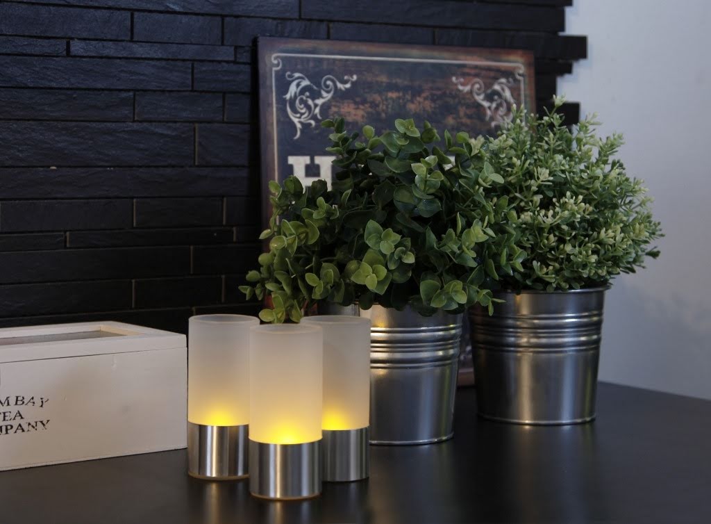 Frost Batteridriven Ljuslykta 3-Pack