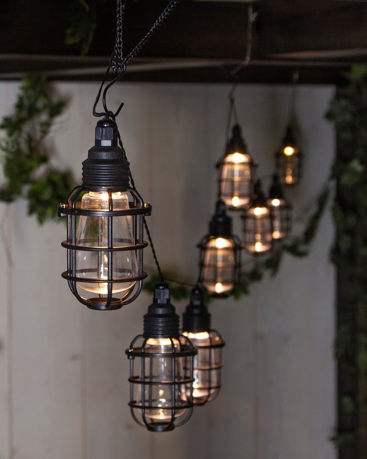 LED Solcells-Ljusslinga Cage