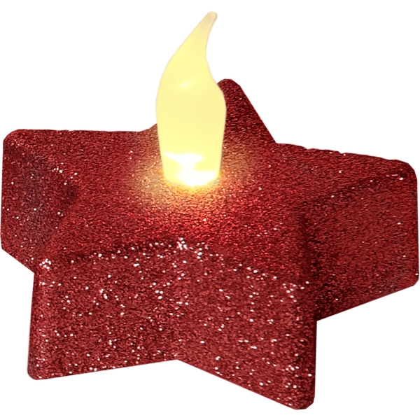 LED Värmeljus 2-pack Shine Red