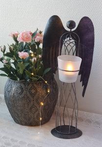 Ljuslykta Ängel Smide