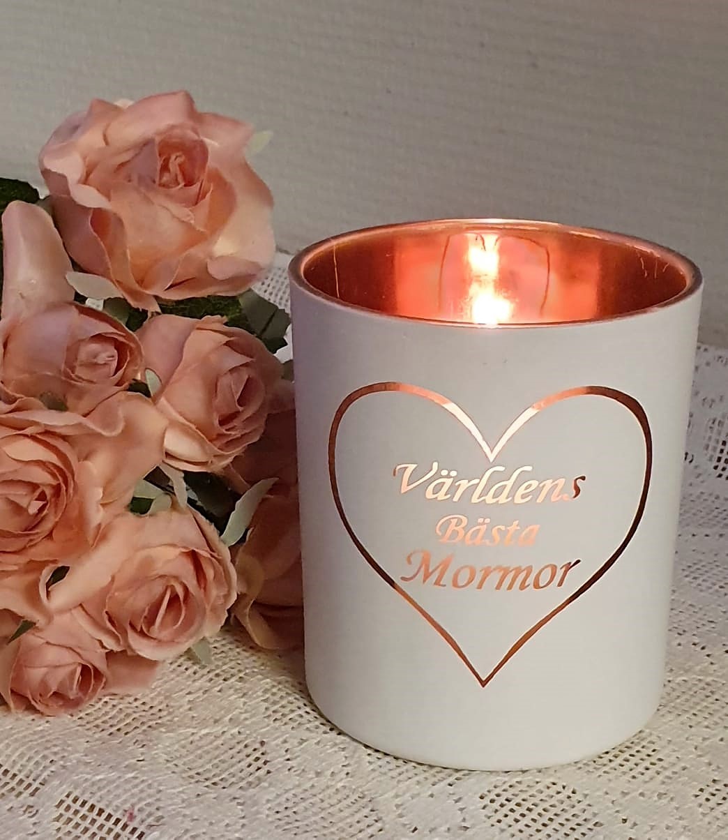 Ljuslykta Världens Bästa Mormor