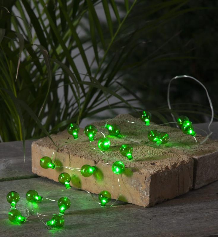 Ljusslinga Utomhus Batteridriven - Grön