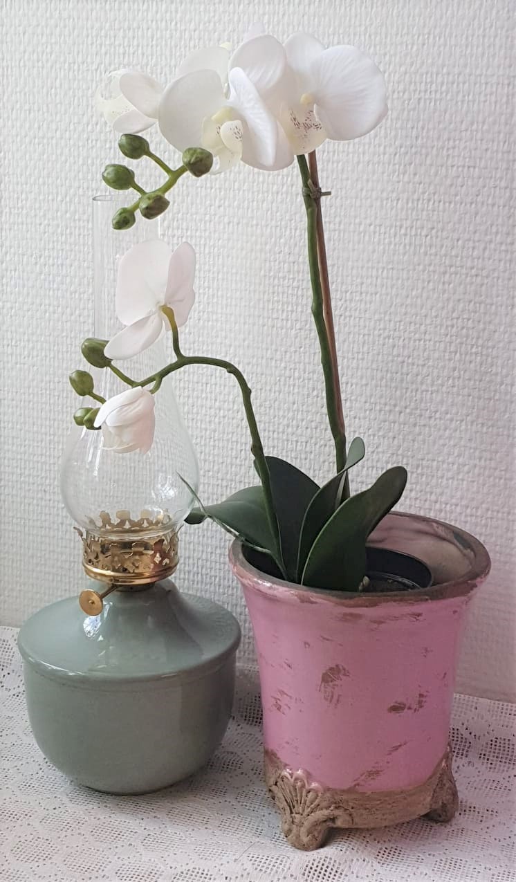 Orkidé Konstgjord Vit