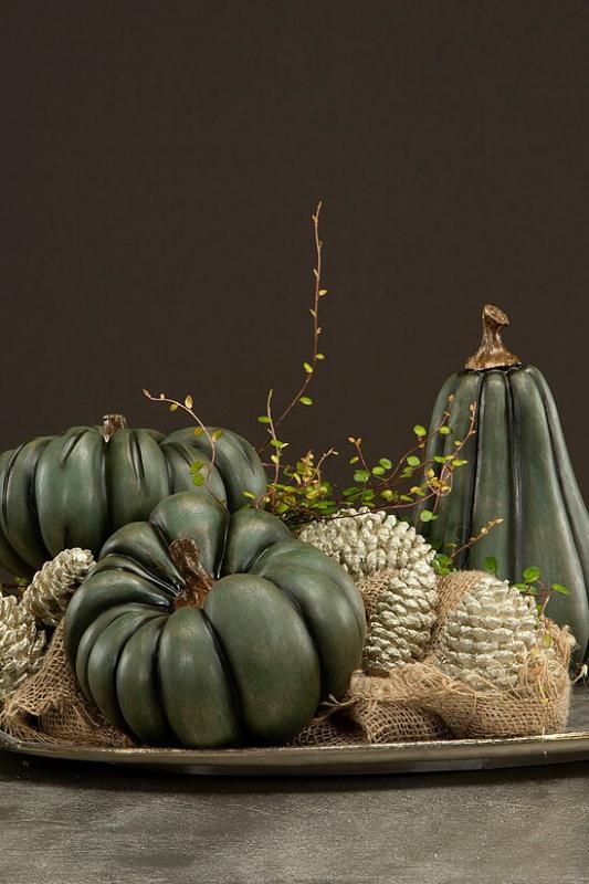 Product Image for Pumpa Grön Rund Poly polystone