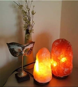 Saltkristall Lampa