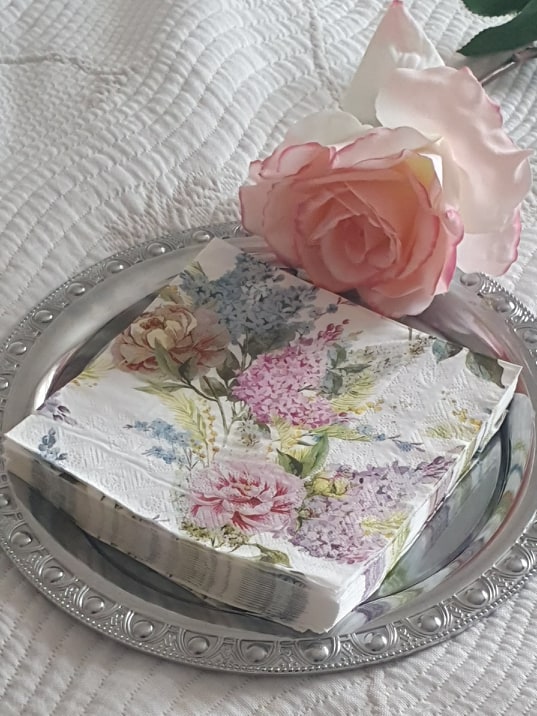 Servett Sommarblommor