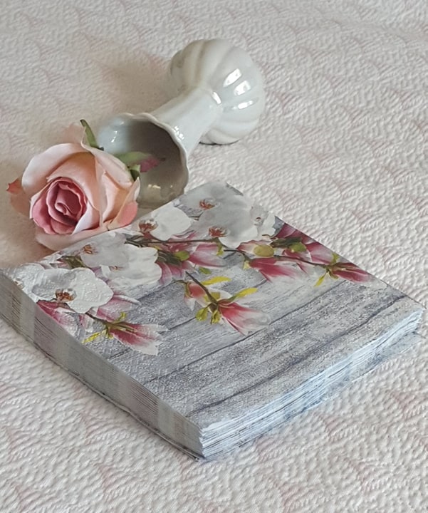 Servetter Magnolia Orkidee