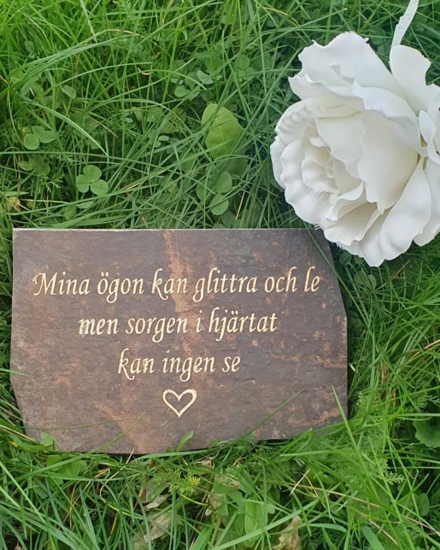 Product Image for Skiffersten Med Graverad Text