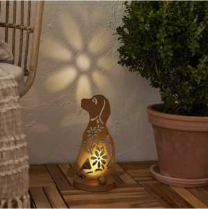 Solcellsdekoration Hund