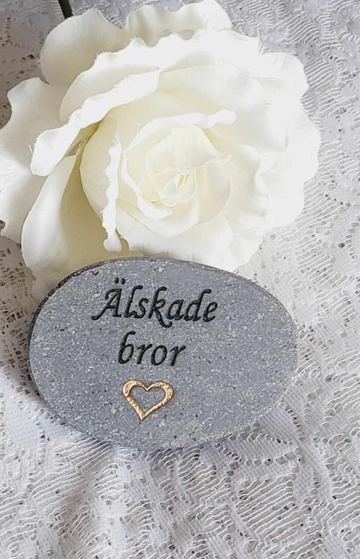 Product Image for Sten med Text – Älskade Bror
