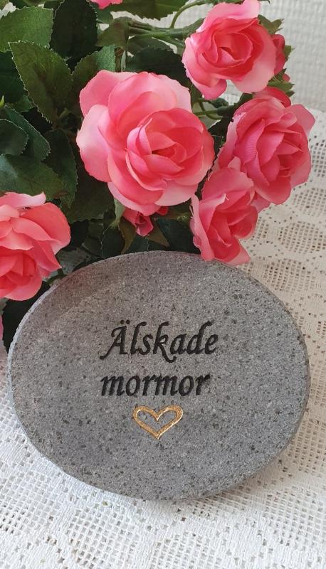 Product Image for Sten Med Text - Älskade Mormor