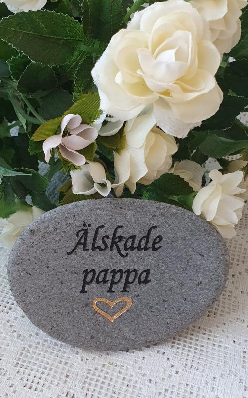 Product Image for Sten Med Text - Älskade Pappa