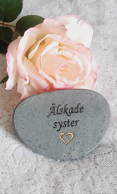 Product Image for Sten Med Text – Älskade Syster