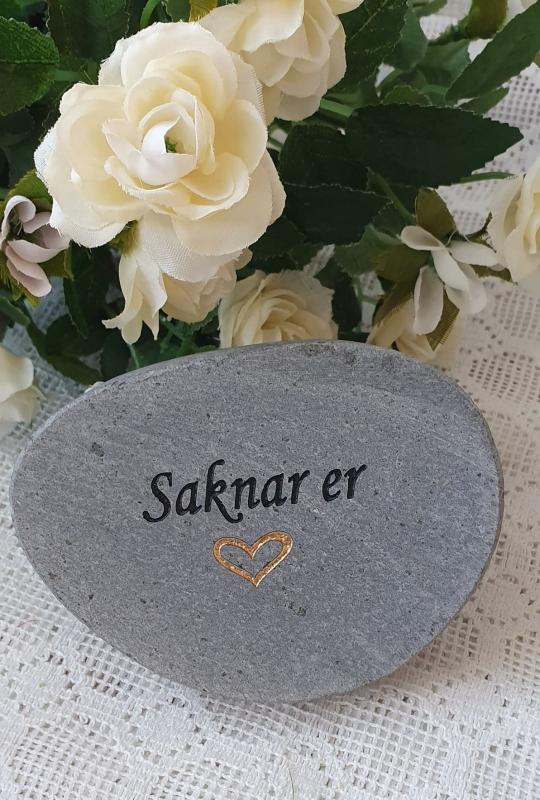 Product Image for Sten Med Text - Saknar Er