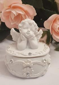 Vacker Ask Med Ängel