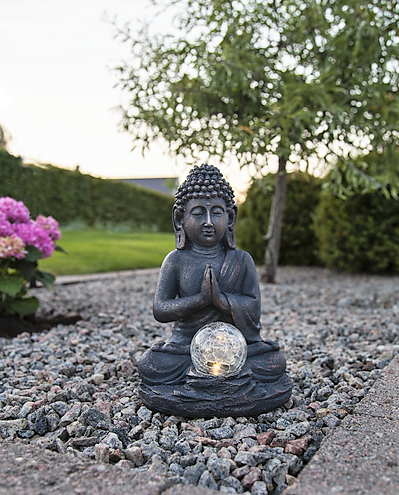 Solcellsdekoration Buddha