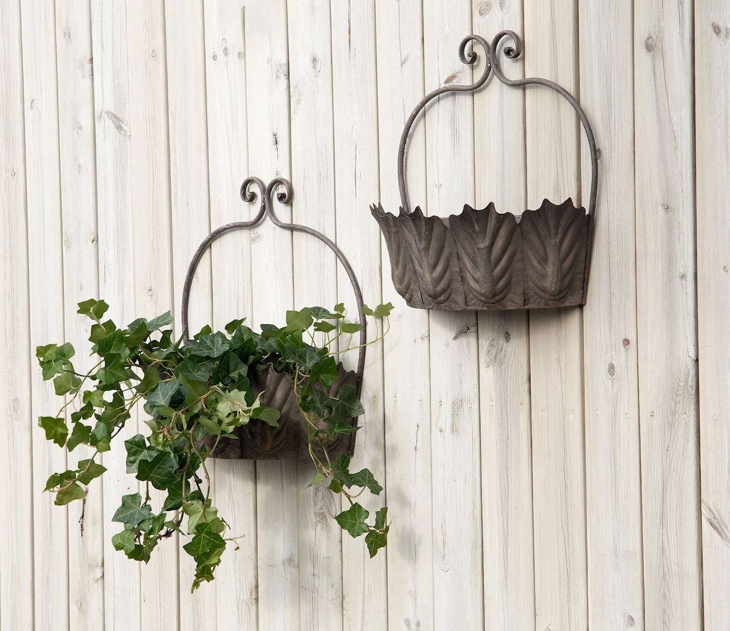 Väggampel Blad Metall  2-Pack