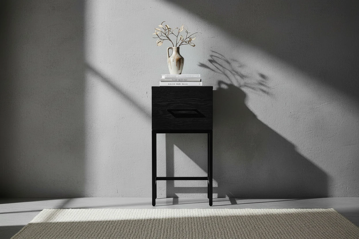 Zenith sängbord svart