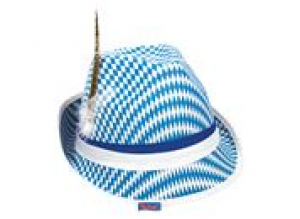 BAYERSK TYROLERHATT BLÅRUTIG