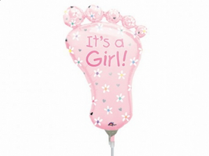 FOIL "ITS A GIRL"BALLONG