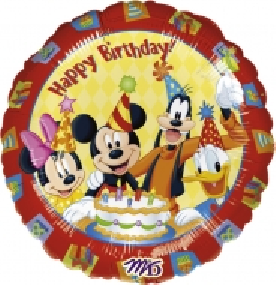 FOLIEBALLONG MICKEY & FR 18"