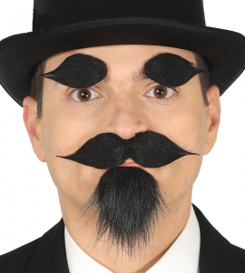 MUSTASCH + SKÄGG+ ÖGONBRYN