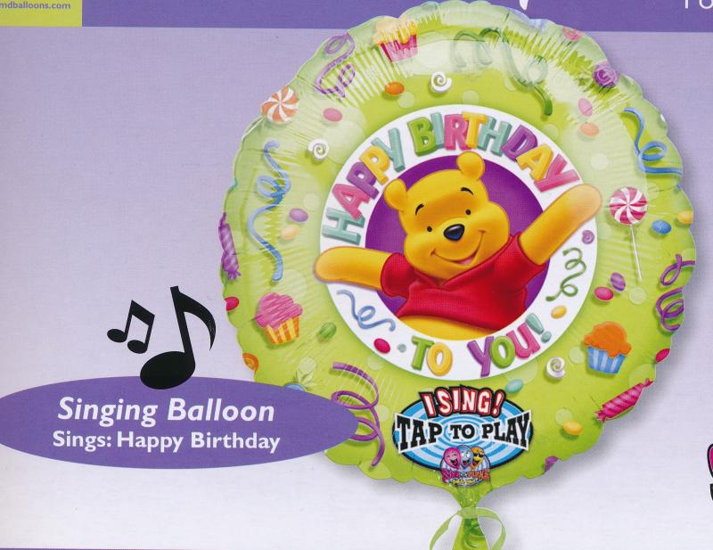 FOLIEBALLONG NALLE PUH SJUNG 18"