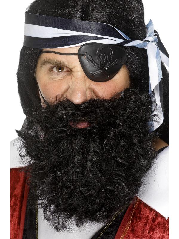 Piratskägg svart
