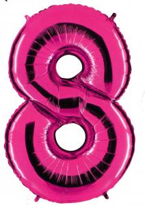 BALLONGSIFFRA 8 ROSA