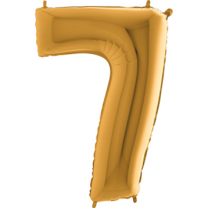 BALLONGSIFFRA 7 GULD