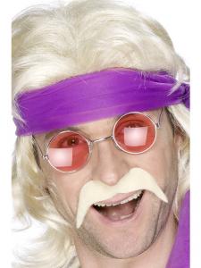 70-tals Mustasch blond