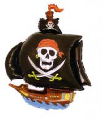 FOLIE PIRATSKEPP FIGUR