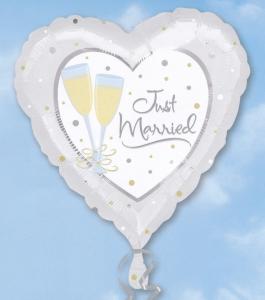 FOLIEBALLONG JUST MARRIED 18"