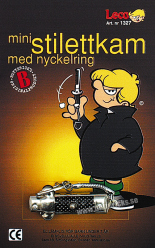 Nyckelring Stilettkam mini