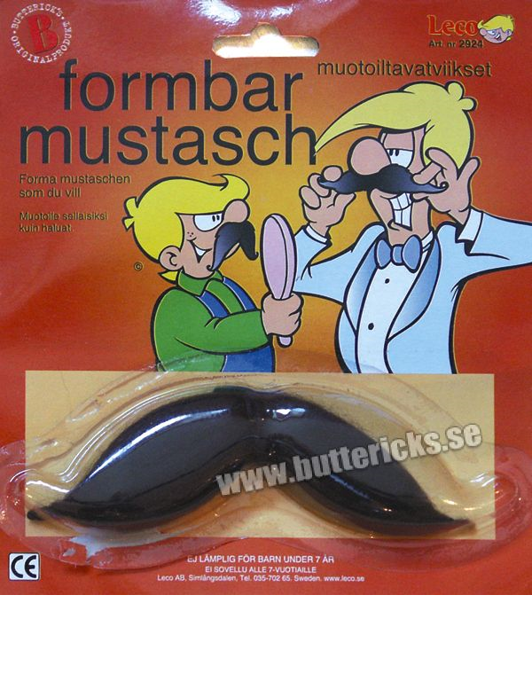 Formbar mustasch