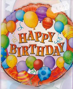 Folie Happy Birthday ballonger
