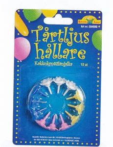 Tårtljushållare 12st