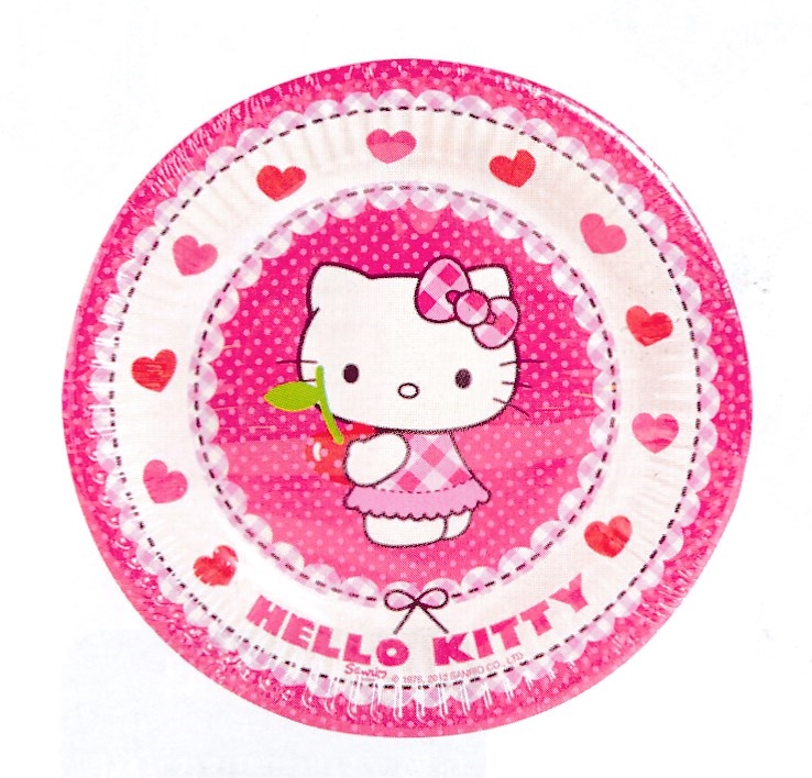 Hello Kitty Tallrik 18cm 10st