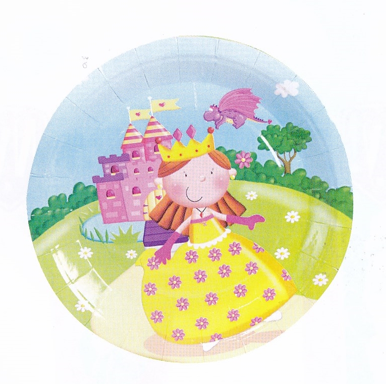 Prinsess Tallrik 23cm 8st