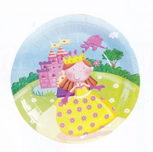 Prinsess Tallrik 23cm 8st