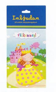 Prinsess Inbj. kort 10 st