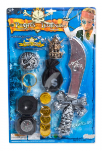 Piratset kniv och pengar