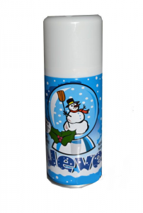 Snöspray för dekoration