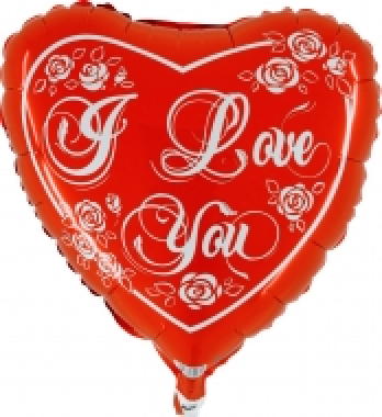FOLIEBALLONG I LOVE YOU 18"
