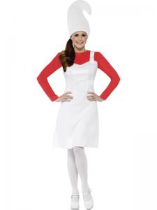 GARDEN GNOME VIT/RÖD