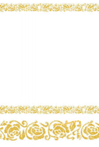 Guld duk vit/guld 120x180 cm