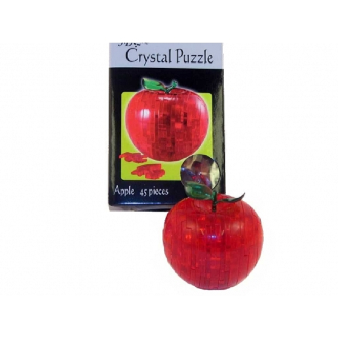 PUZZLE CRYSTAL APPLE RED