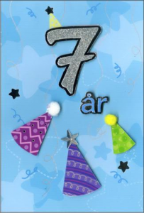 ÅRTALSKORT 7 ÅR